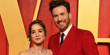 Chris Evans und seine Frau Alba.&nbsp;