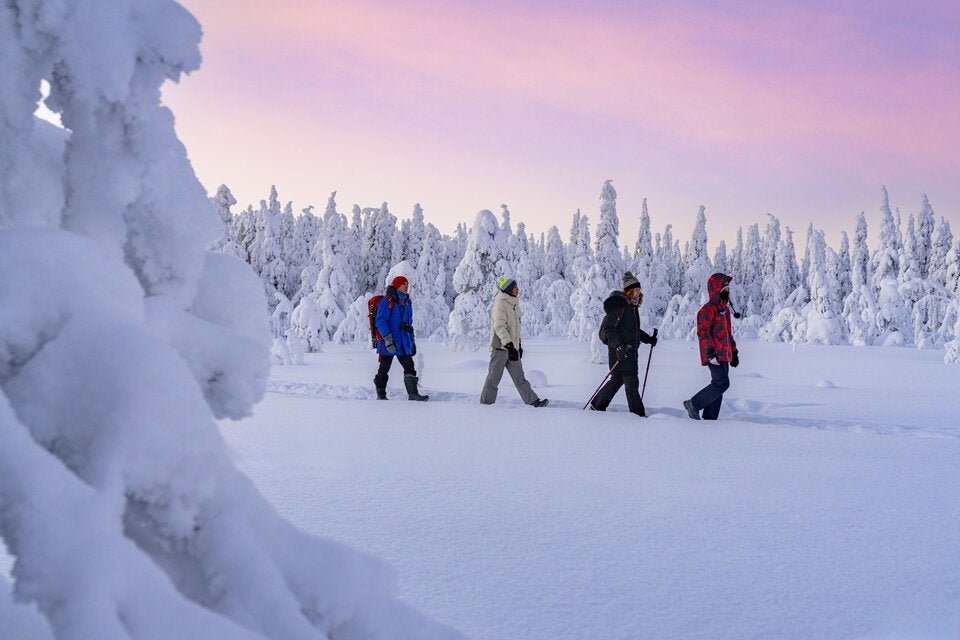 Schneeschuhwandern in unberührter Natur ein Abenteuer auf leisen Sohlen