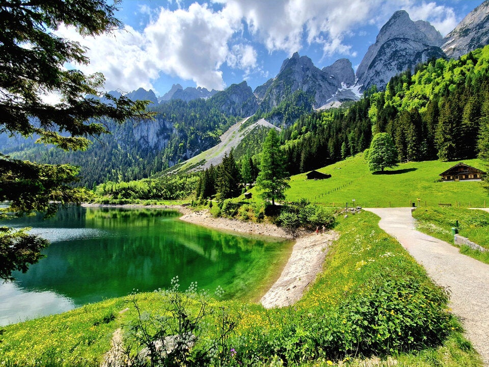 Bergpanorama am Gosausee  
