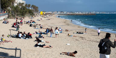 Der "Can Pere Antoni"-Strand in Palma