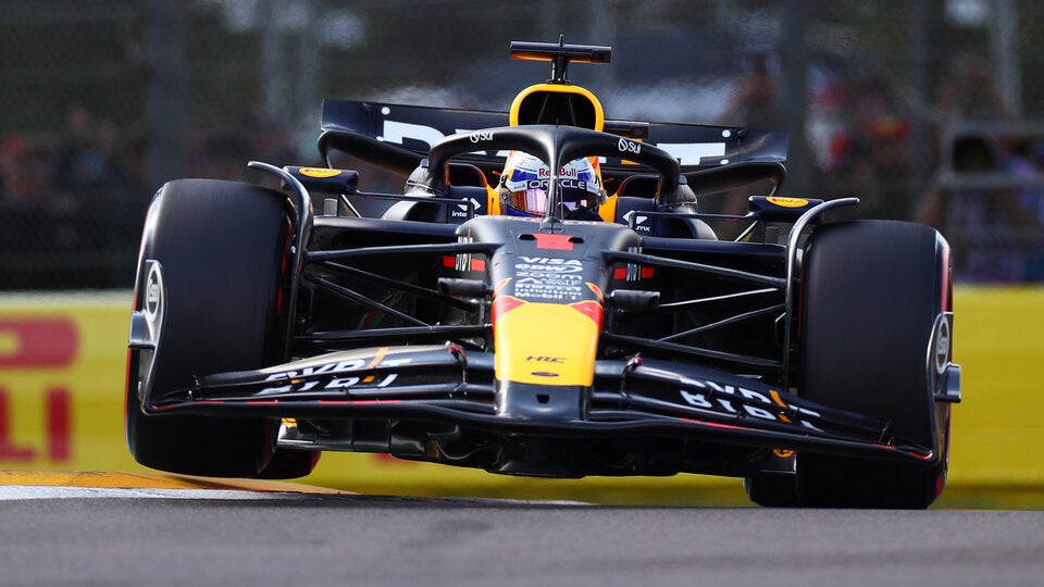 Max Verstappen in Imola