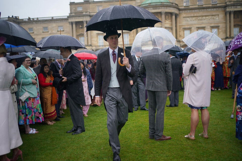 Prinz William bei seiner Gartenparty