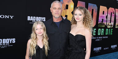 Eric Dane und seine Töchter Georgia und Billie