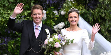 Hugh Grosvenor und Olivia Henson