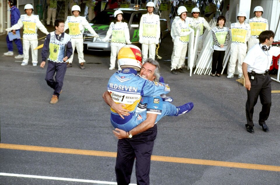 Flavio Briatore Michael Schumacher