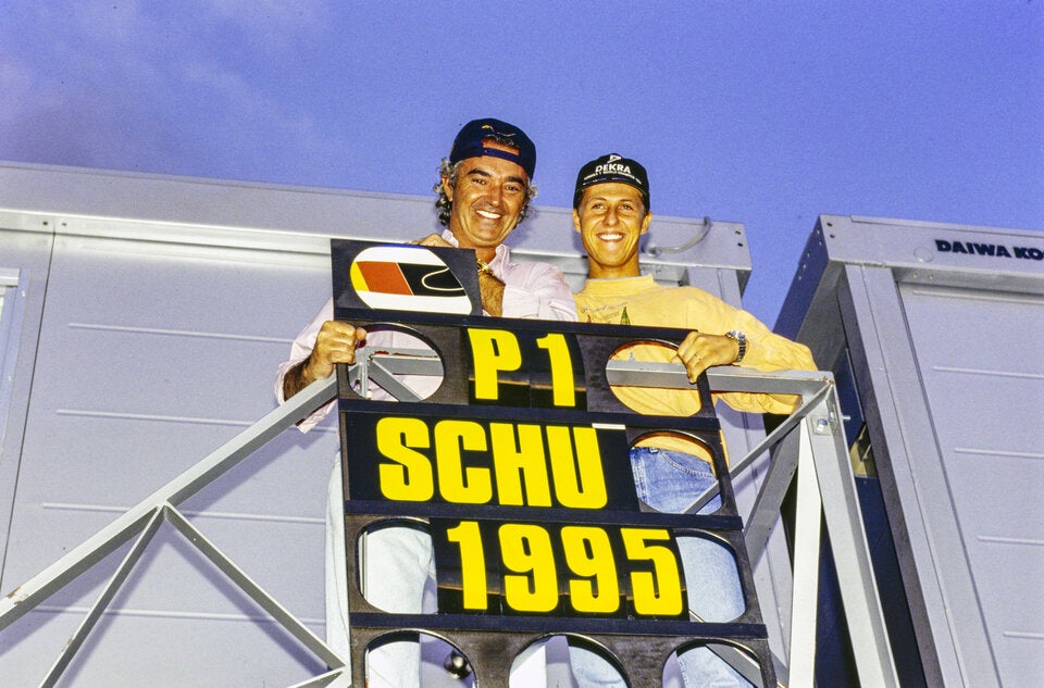 Flavio Briatore Michael Schumacher