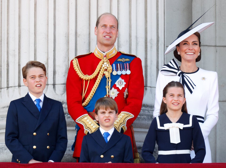 William und Kate mit George Louis und Charlotte