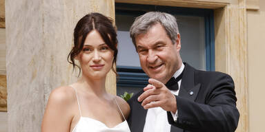 Markus S&ouml;der mit Tochter Gloria-Sophie