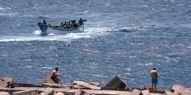 Fl&uuml;chtlinge Kanaren Symbolbild
