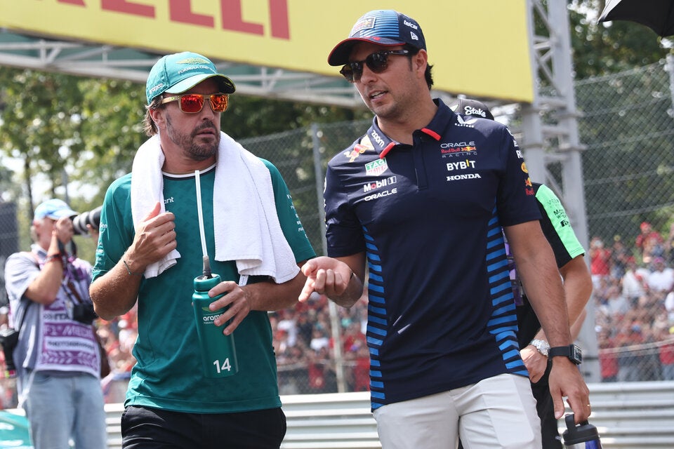 Sergio Perez Fernando Alonso