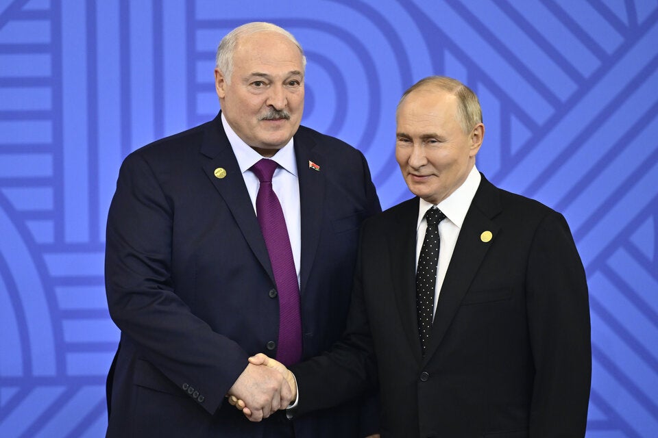 Alexander Lukaschenko und Wladimir Putin