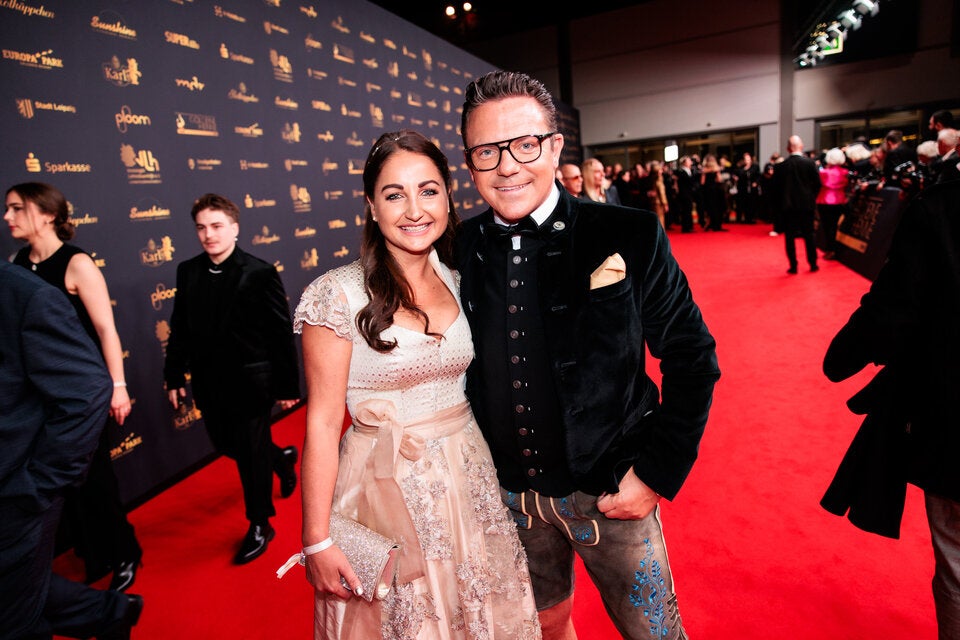 Eva Luginger mit Stefan Mross