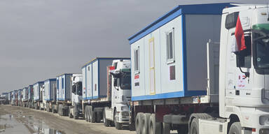 Hilfs Lkw Gaza