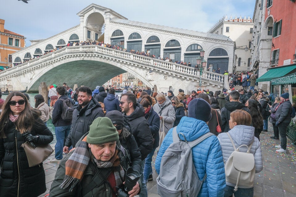 Rialto-Brücke in Venedig