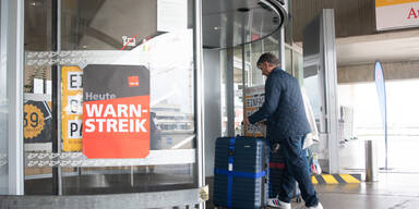 Flug-Streik in Deutschland: 45 Fl&uuml;ge nach Wien gestrichen