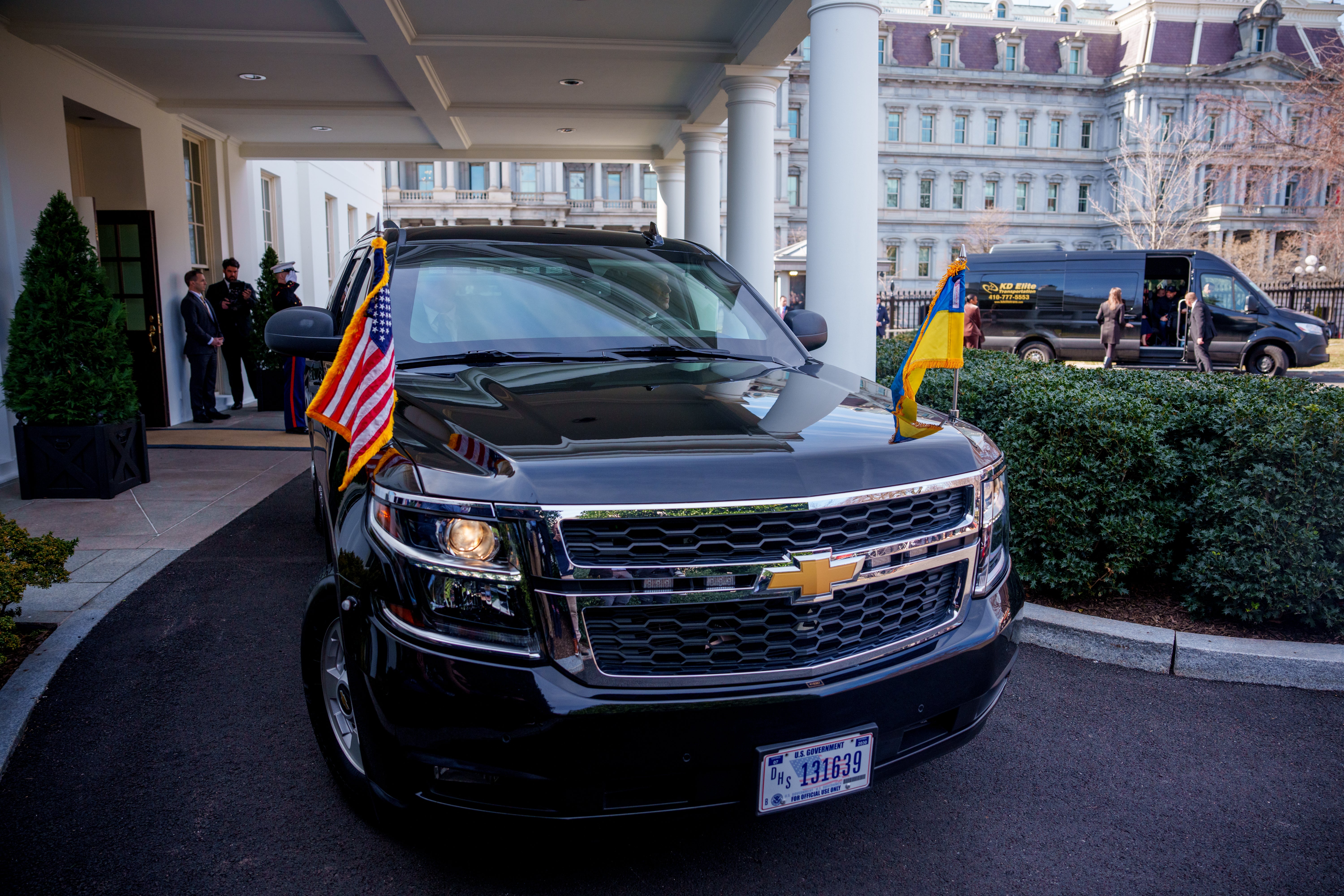 Selenskyj verlässt Weißes Haus