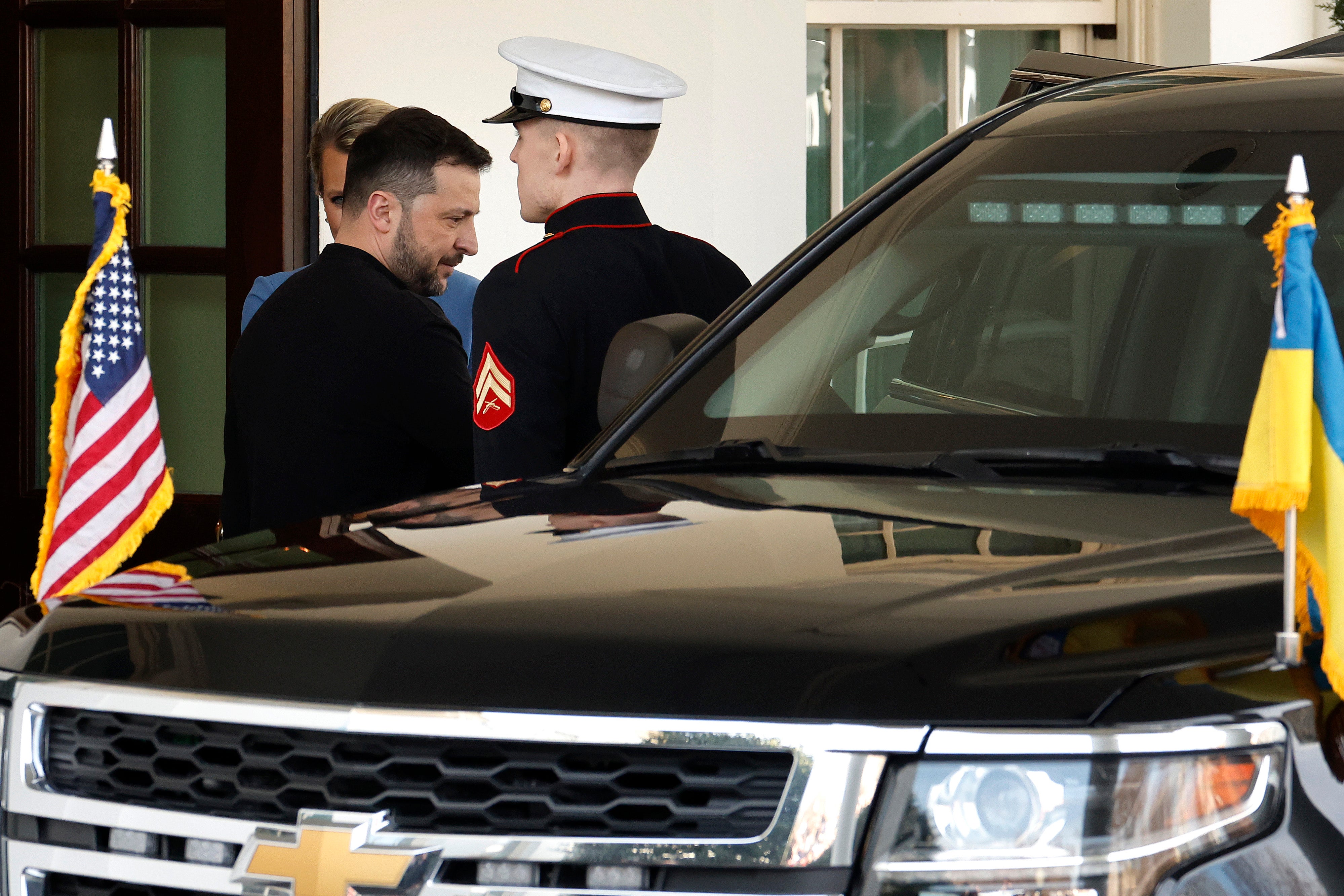 Selenskyj verlässt Weißes Haus