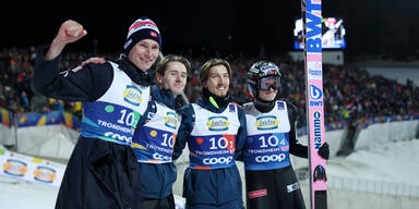 norwegen skispringen