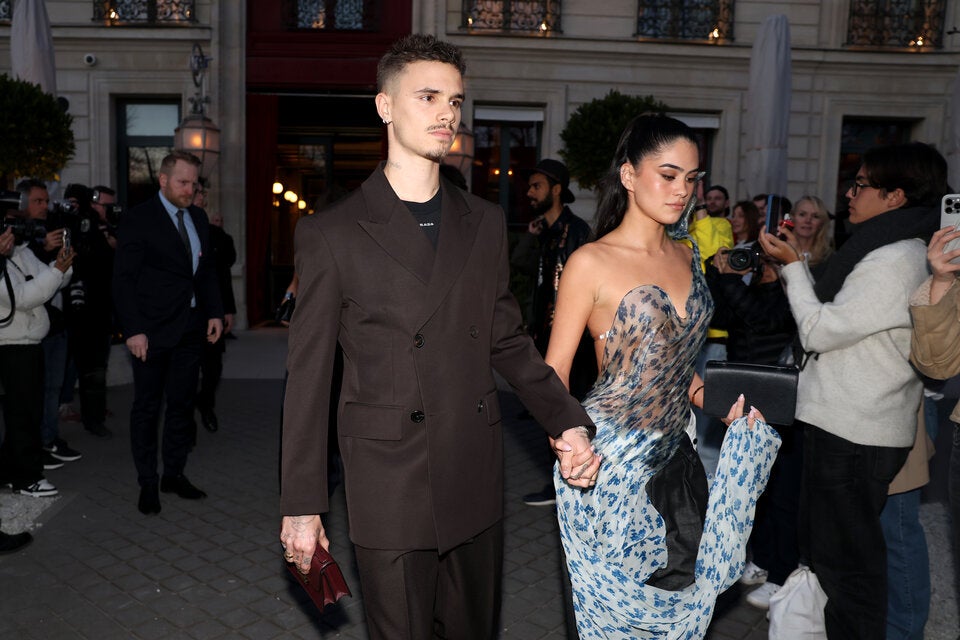 Romeo Beckham und Kim Turnbull