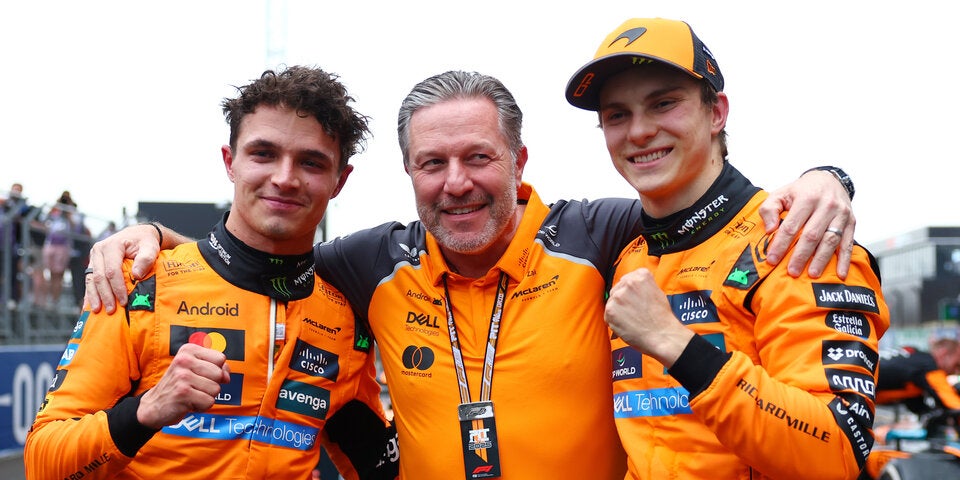 Brown Norris Piastri