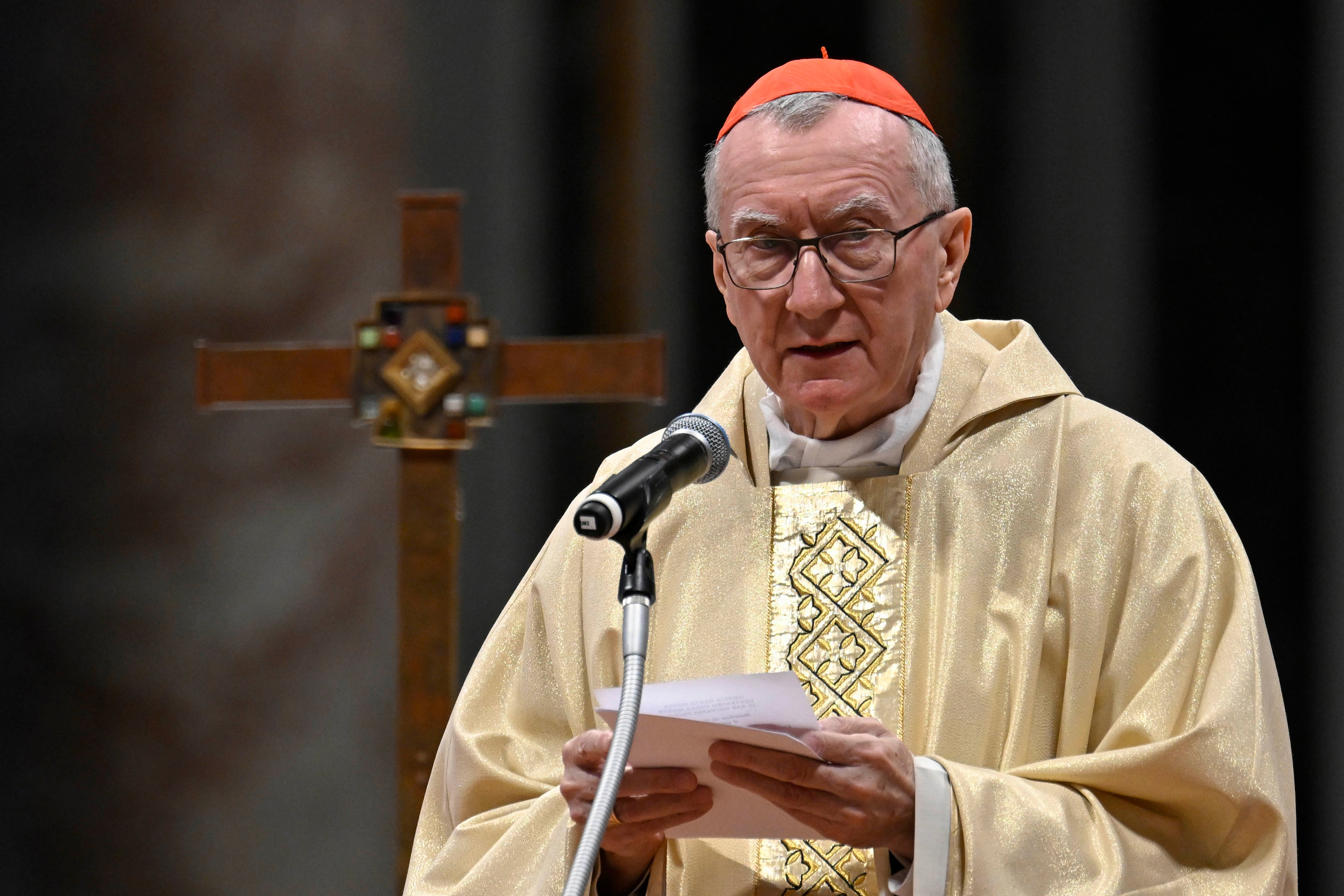 Pietro Parolin, 70, Italien. Er war ein enger Mitarbeiter von Franziskus und gilt als gemäßigter Theologe.