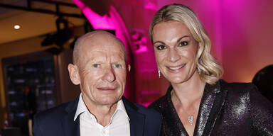 Johann Schrempf mit Maria Höfl-Riesch