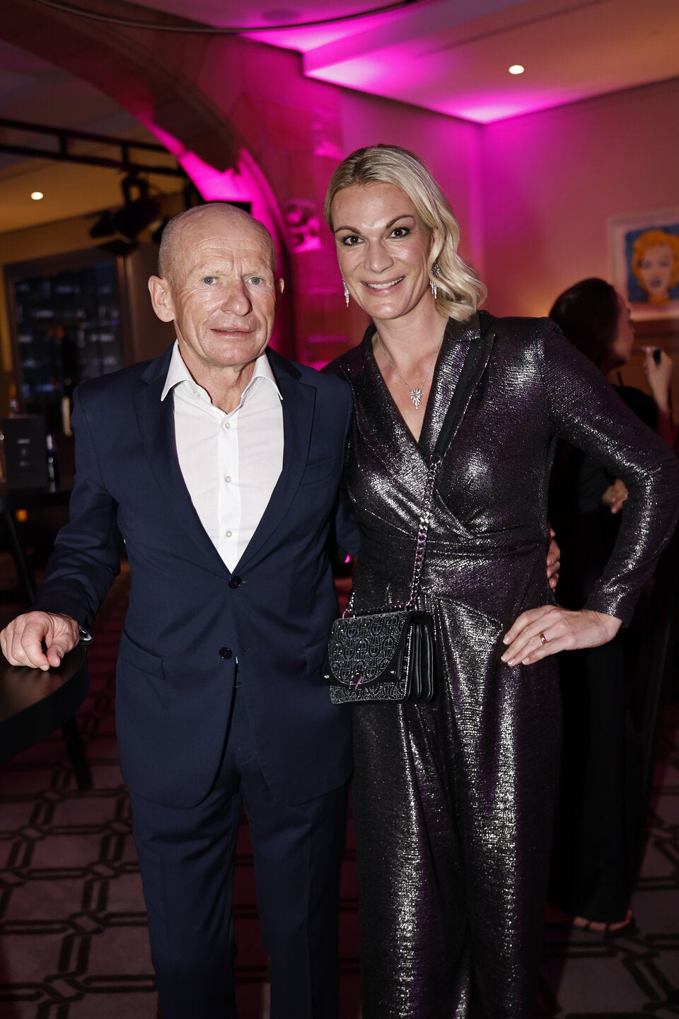 Johann Schrempf mit Maria Höfl-Riesch