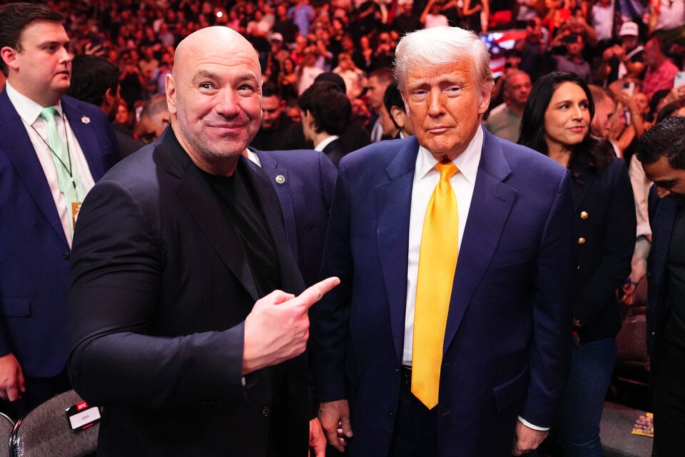 Dana White mit Donald Trump