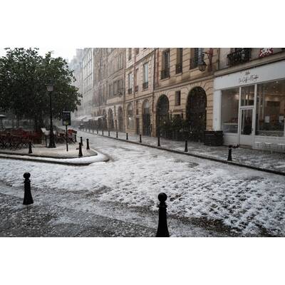 Hagel-Unwetter Paris 
