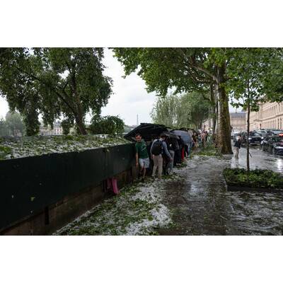 Hagel-Unwetter Paris 