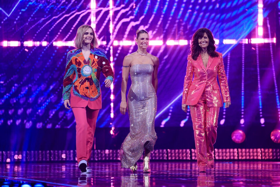 Hazel Brugger, Michelle Hunziker und Sandra Studer