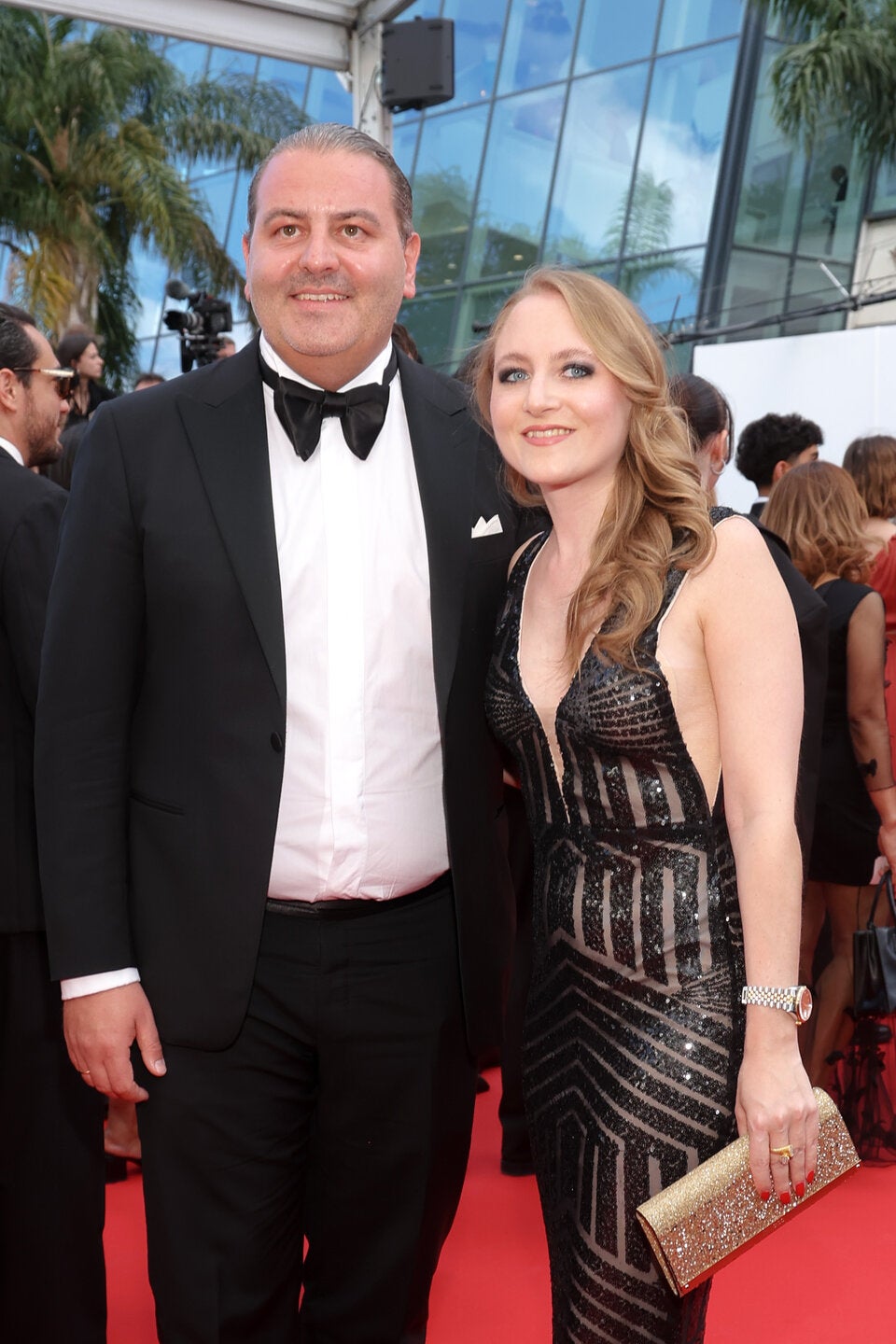 Leo und Jacqueline Lugner in Cannes