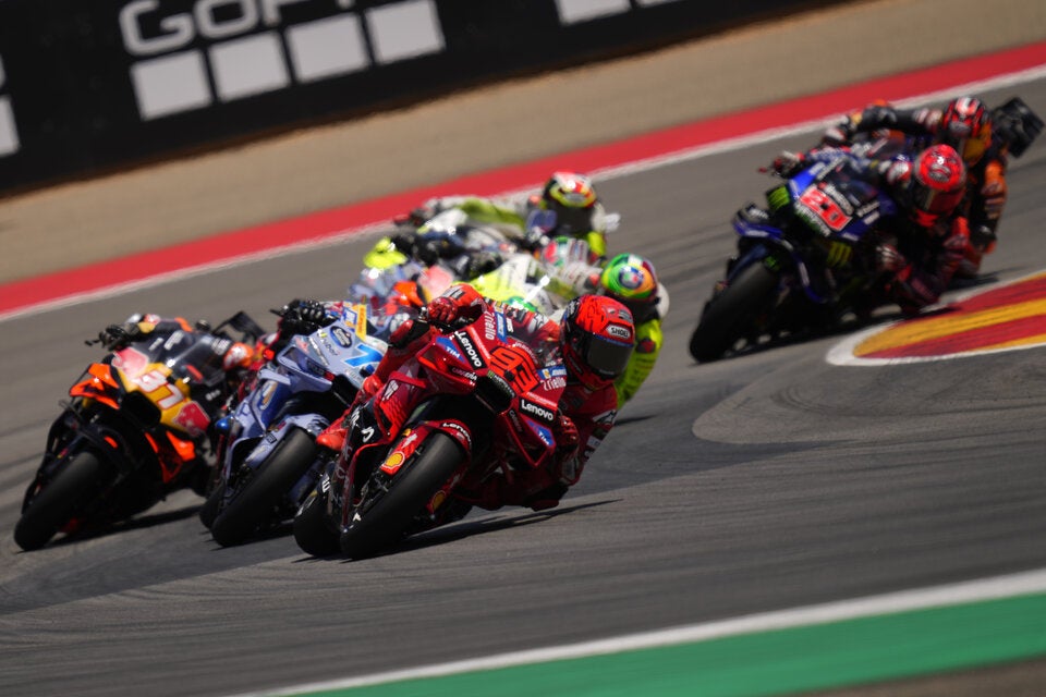 Marc Marquez gibt den Ton an.