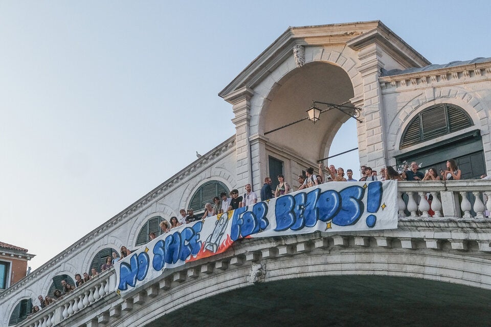 Die Bezos-Hochzeit sorgt in Venedig für Proteste und Wirbel