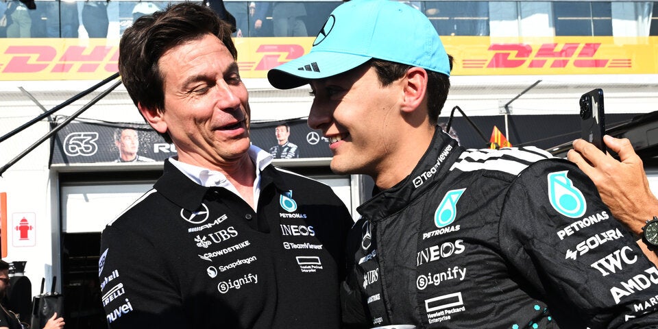 Toto Wolff Georgr Russell
