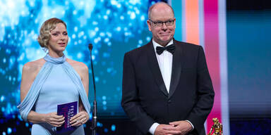 Charlène und Fürst Albert