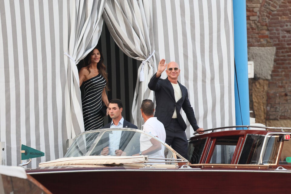 Lauren Sanchez und Jeff Bezos