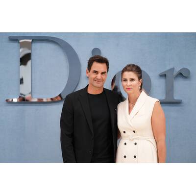 Roger Federer and Mirka Federer
