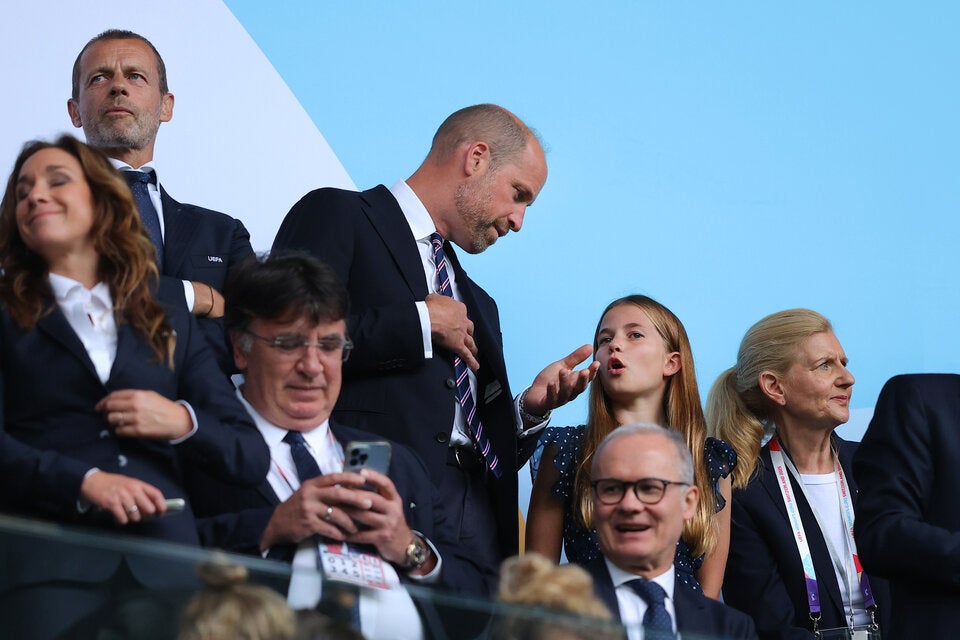 Prinz William und Prinzessin Charlotte