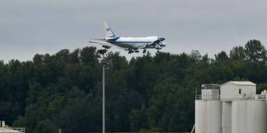 Trump in Alaska gelandet