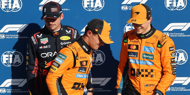 Verstappen Norris Piastri