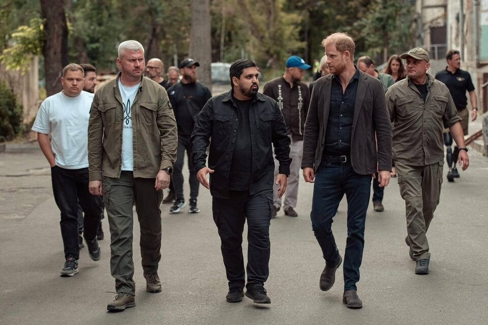 Prinz Harry in Kiew.