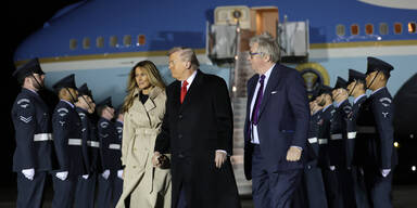 Trump in Großbritannien eingetroffen