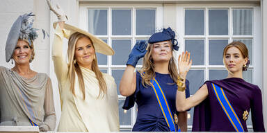 Königin Máxima: Ihre Töchter stehlen ihr beim Prinzentag die Show!