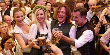 Florian Silbereisen und Jürgen Drews auf der Wiesn.
