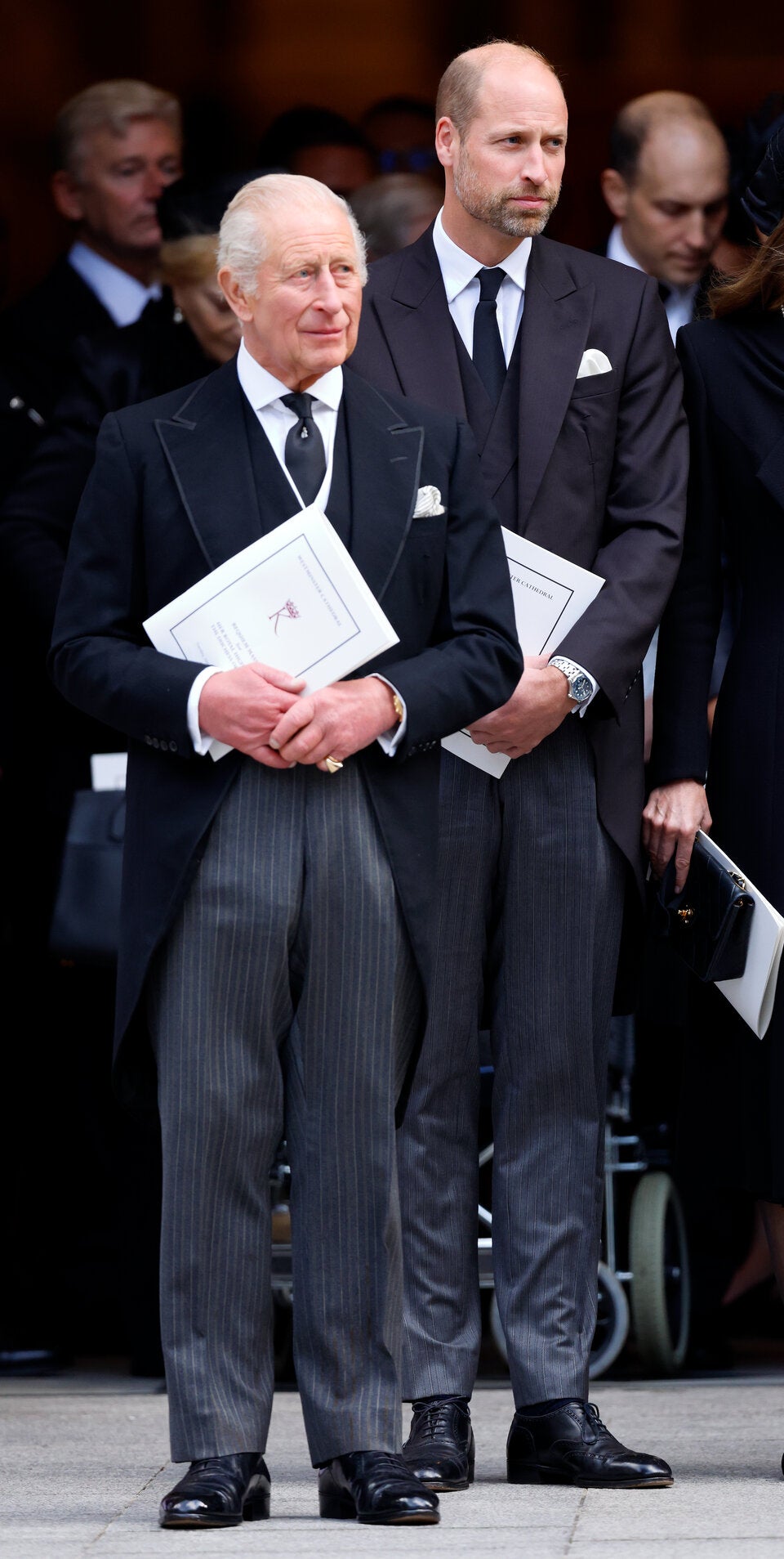 Könmig Charles III. und Prinz William