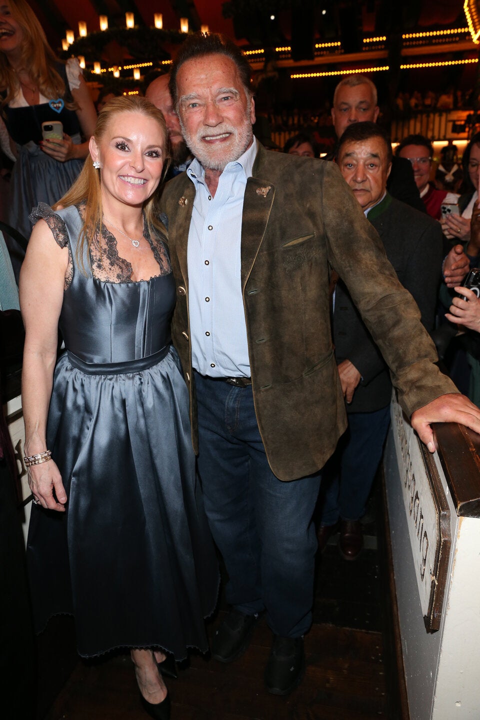 Heather Milligan und Arnold Schwarzenegger