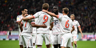 Bayern ohne Probleme auswärts gegen Frankfurt