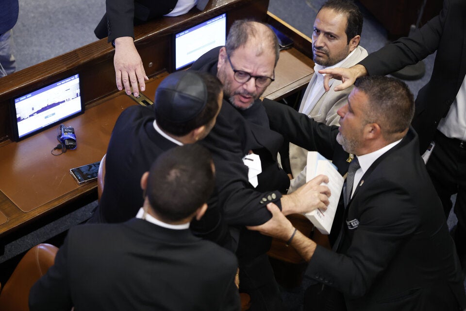 knesset vorfall