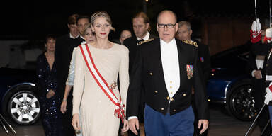 Charl&egrave;ne trug die Tiara nach &uuml;ber zehn Jahren erstmals wieder.&nbsp;